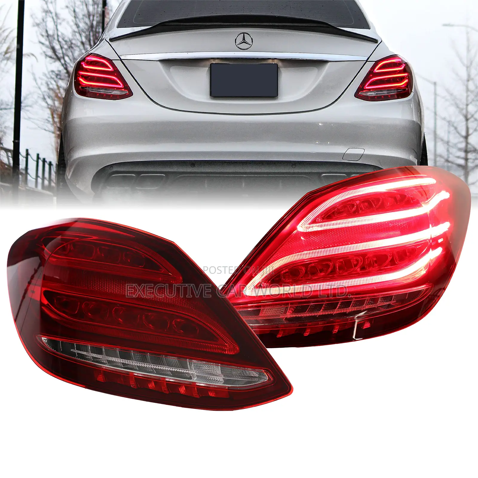 Mercedes-Benz C-Class W205 Genuine Oem Taillights