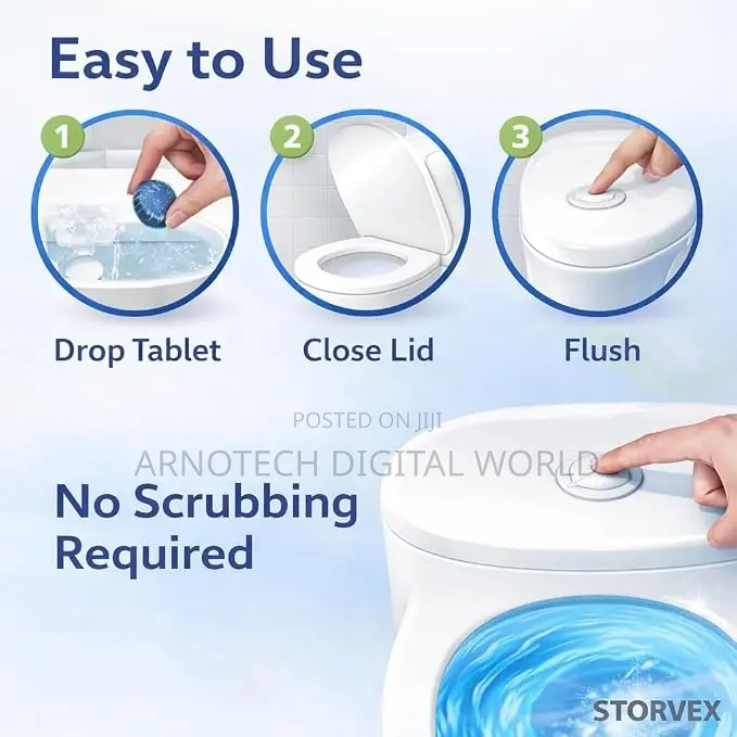 10pcs Bubble Blue Tablets Toilet Cleaner