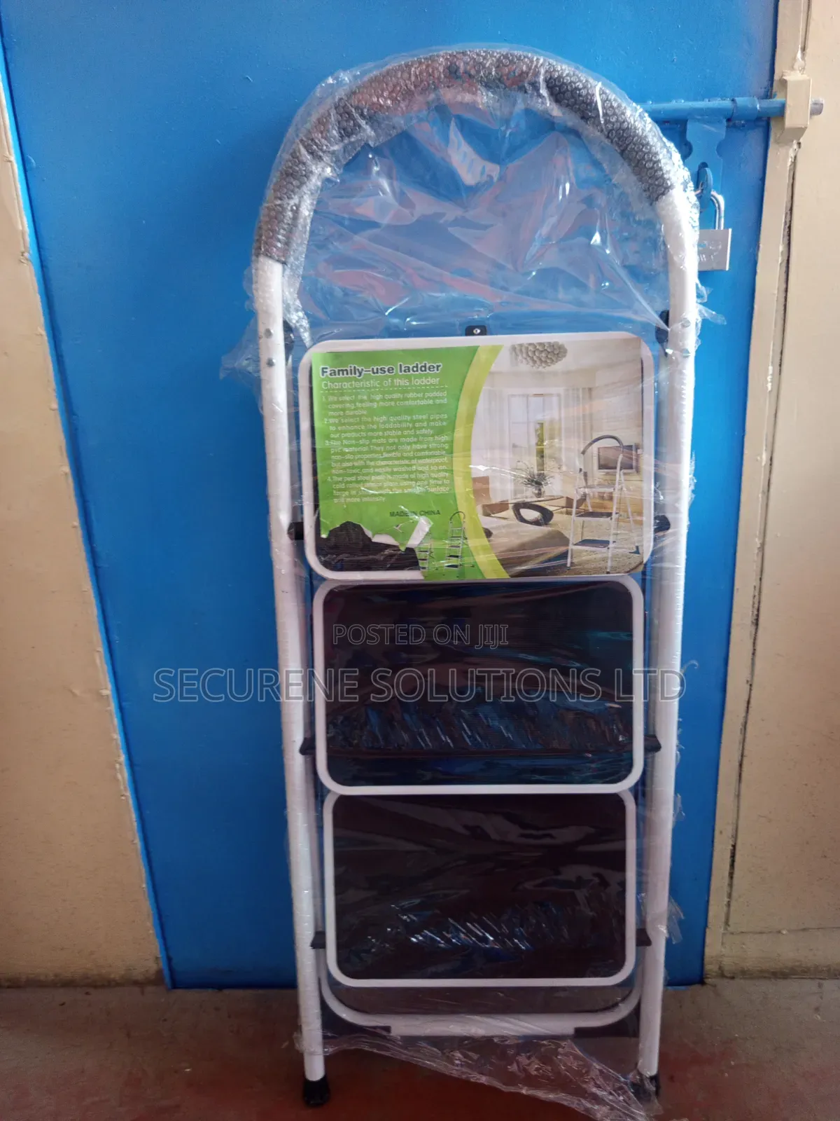 3 Step Steel Household Kitchen Ladder Broad