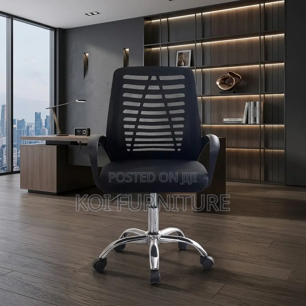 Office Chairs; Clerical Ergonomic Swivel Office Seat With Strong Arms