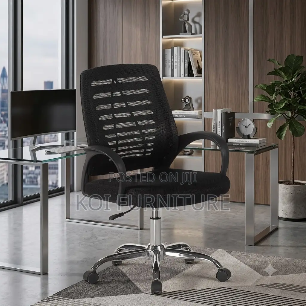 Office Chairs; Clerical Ergonomic Swivel Office Seat With Strong Arms