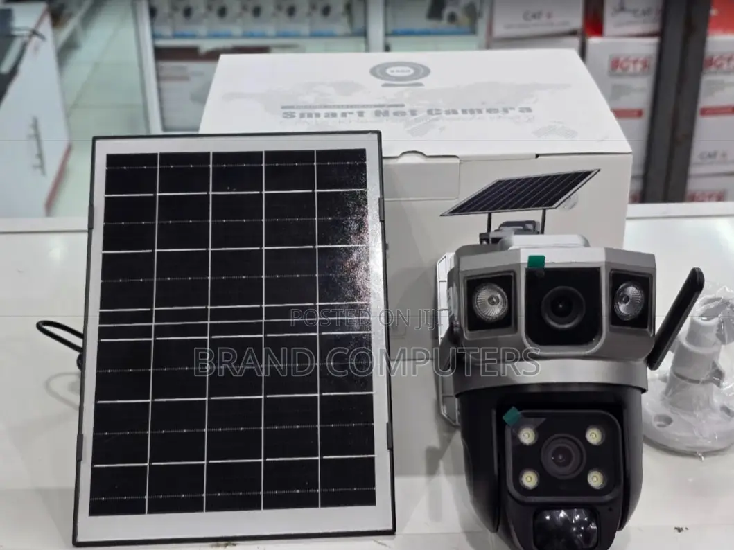 V380 Pro 4g Dual Lens Solar Powered PTZ CCTV Security Camera