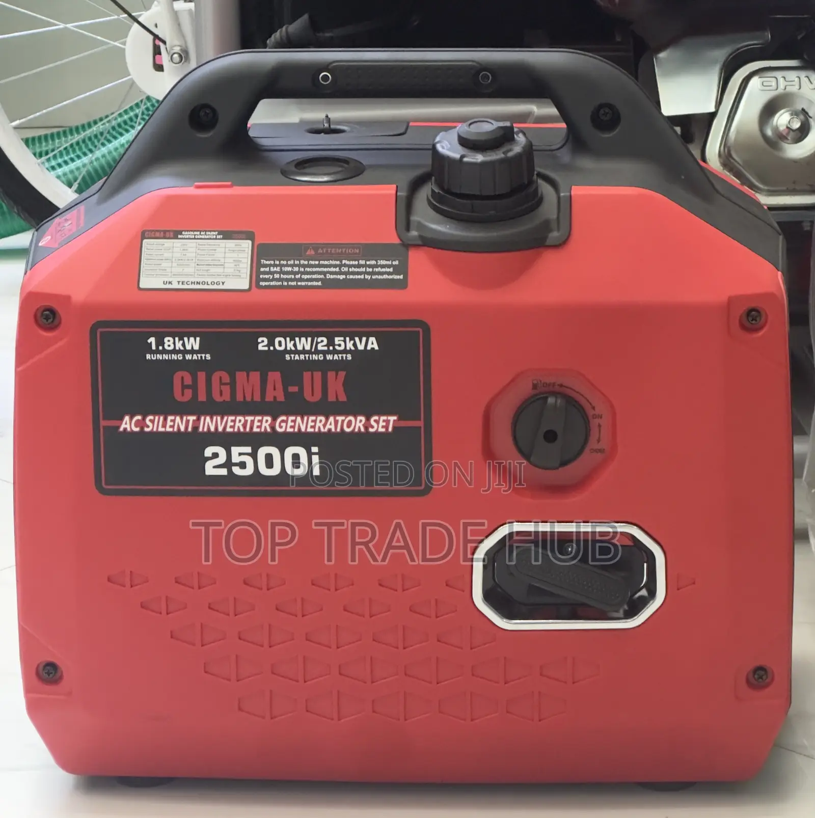 Cigma Uk 2500i Ac Petrol Silent Inverter Generator 2.5kva