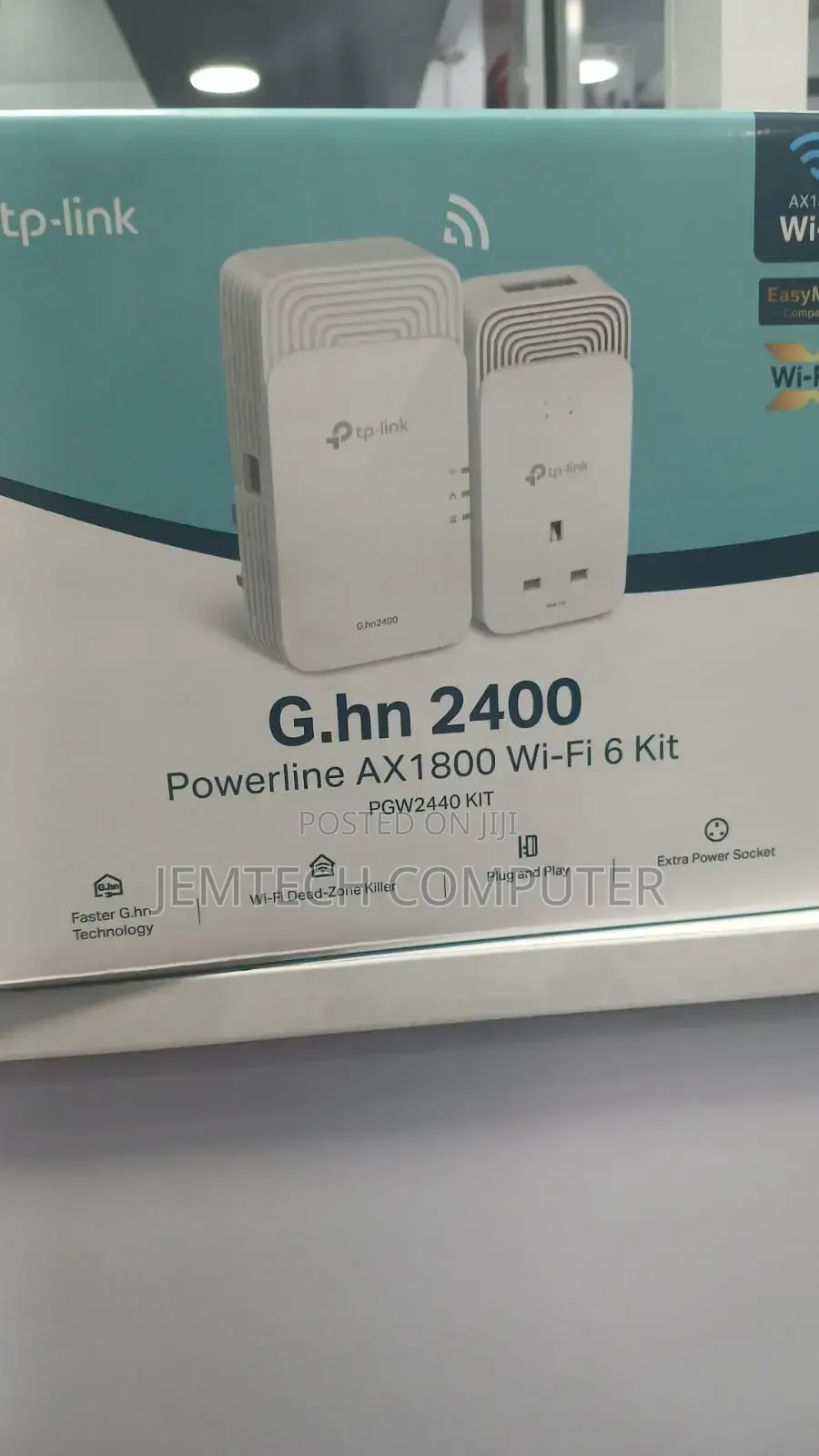 Tp-Link Pgw2440 Kit V1 - Powerline Adapter Kit - Wi-Fi 6