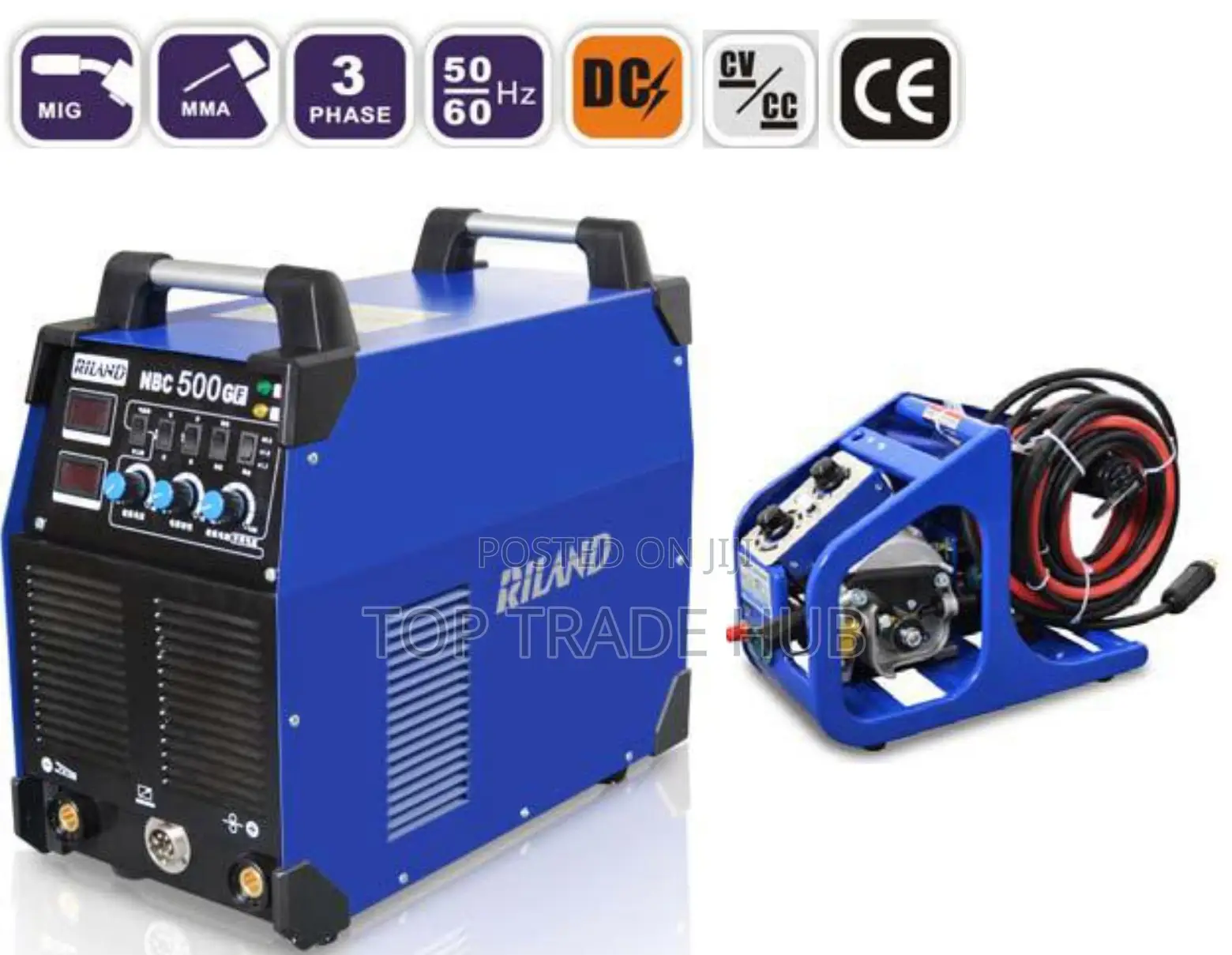 Riland Mig 500gf Mig/Mma Welding Machine 3 Phase - 380v