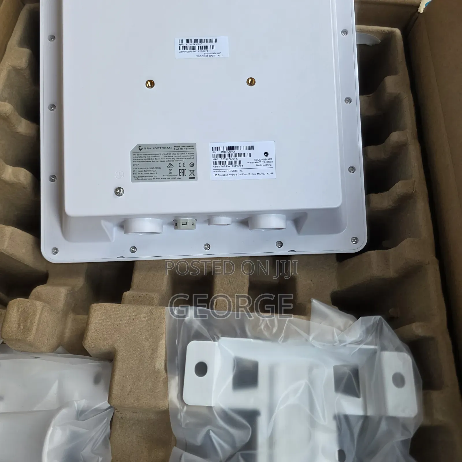 Grandstream Gwn7664 Dual Band Ax3600 Wireless Access Point