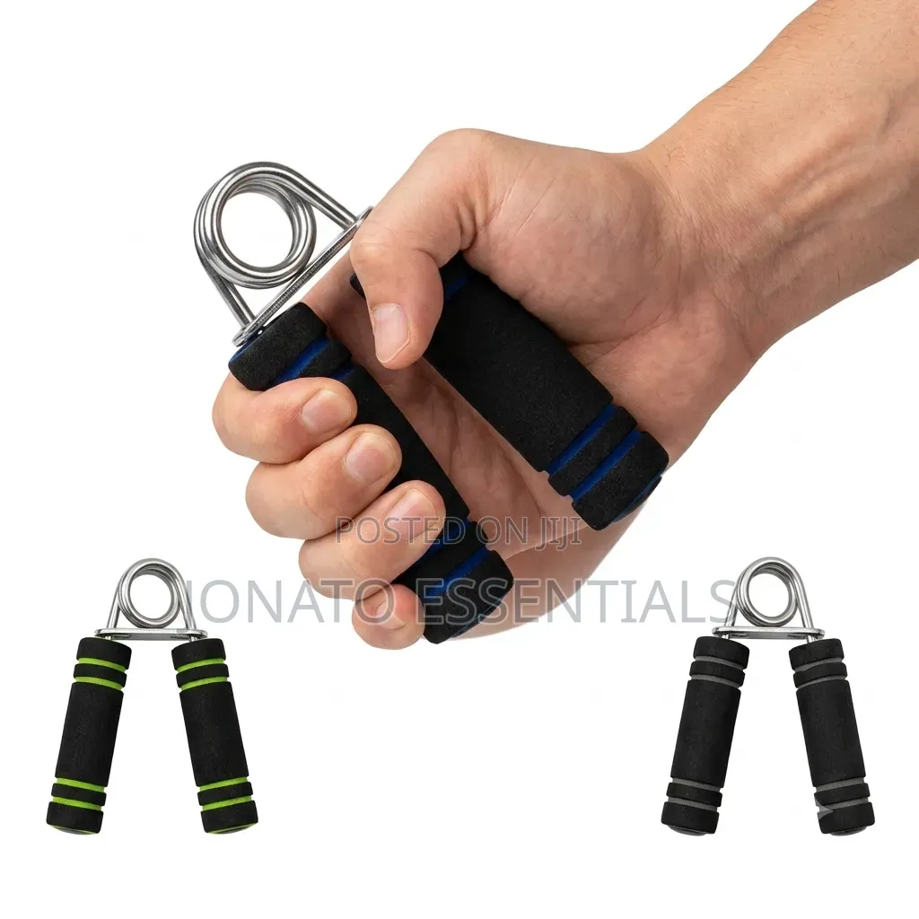 Hand Gripper Foam Wrist Forearm Exerciser Strength Trainer