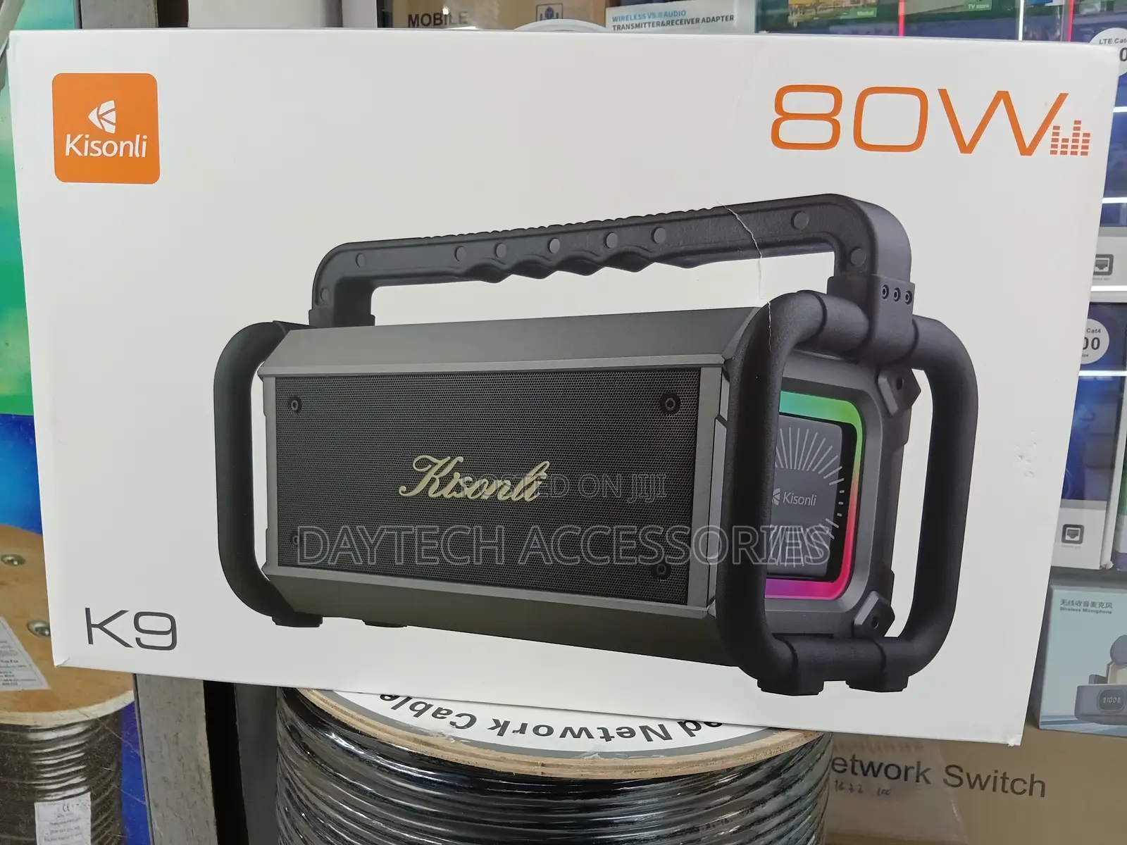 Kisonli Speaker Bluetooth Portable 80w High Power.
