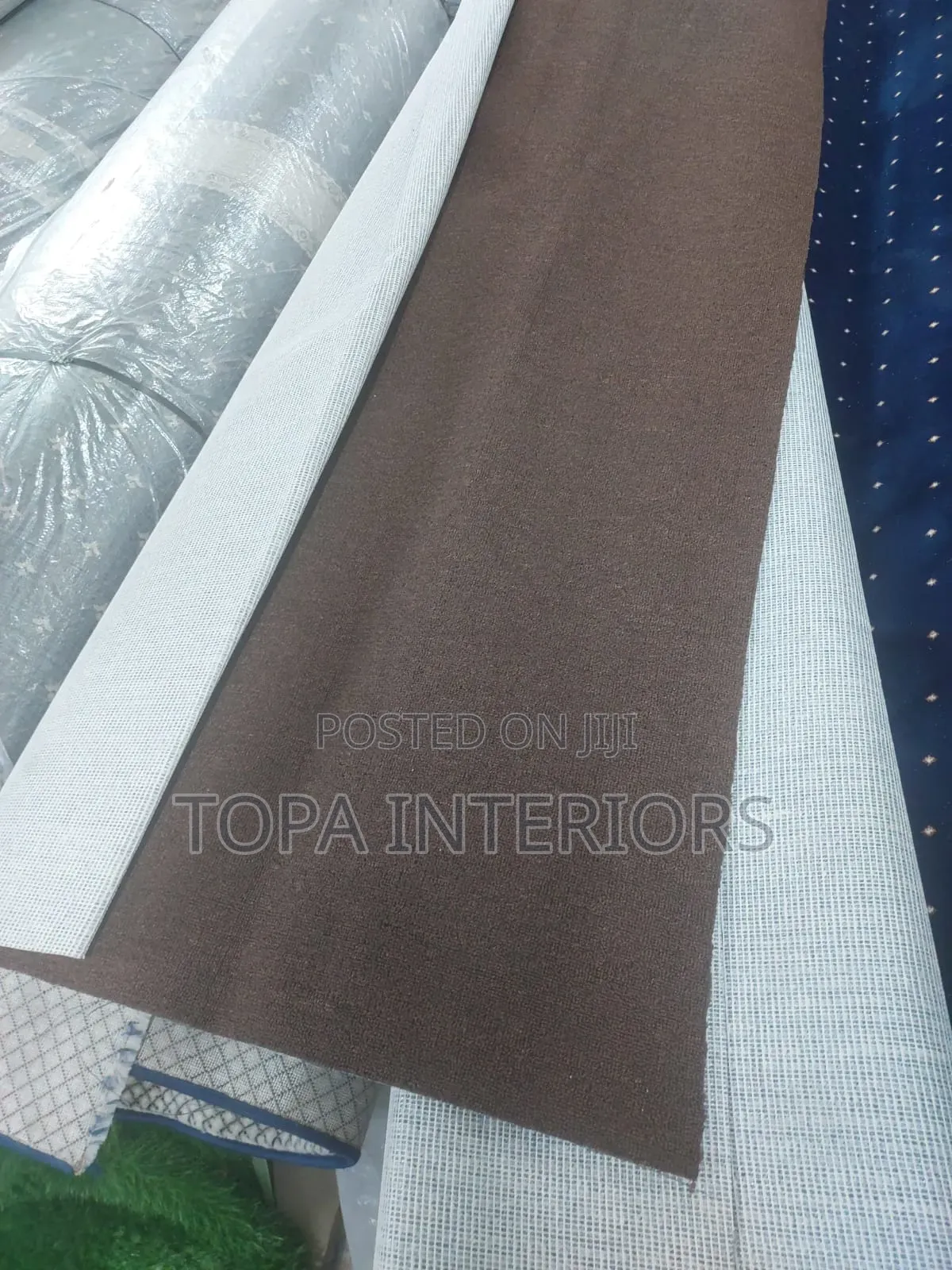 Dark Brown Wall To Wall Floor Carpets For Office And Church Carpeting
