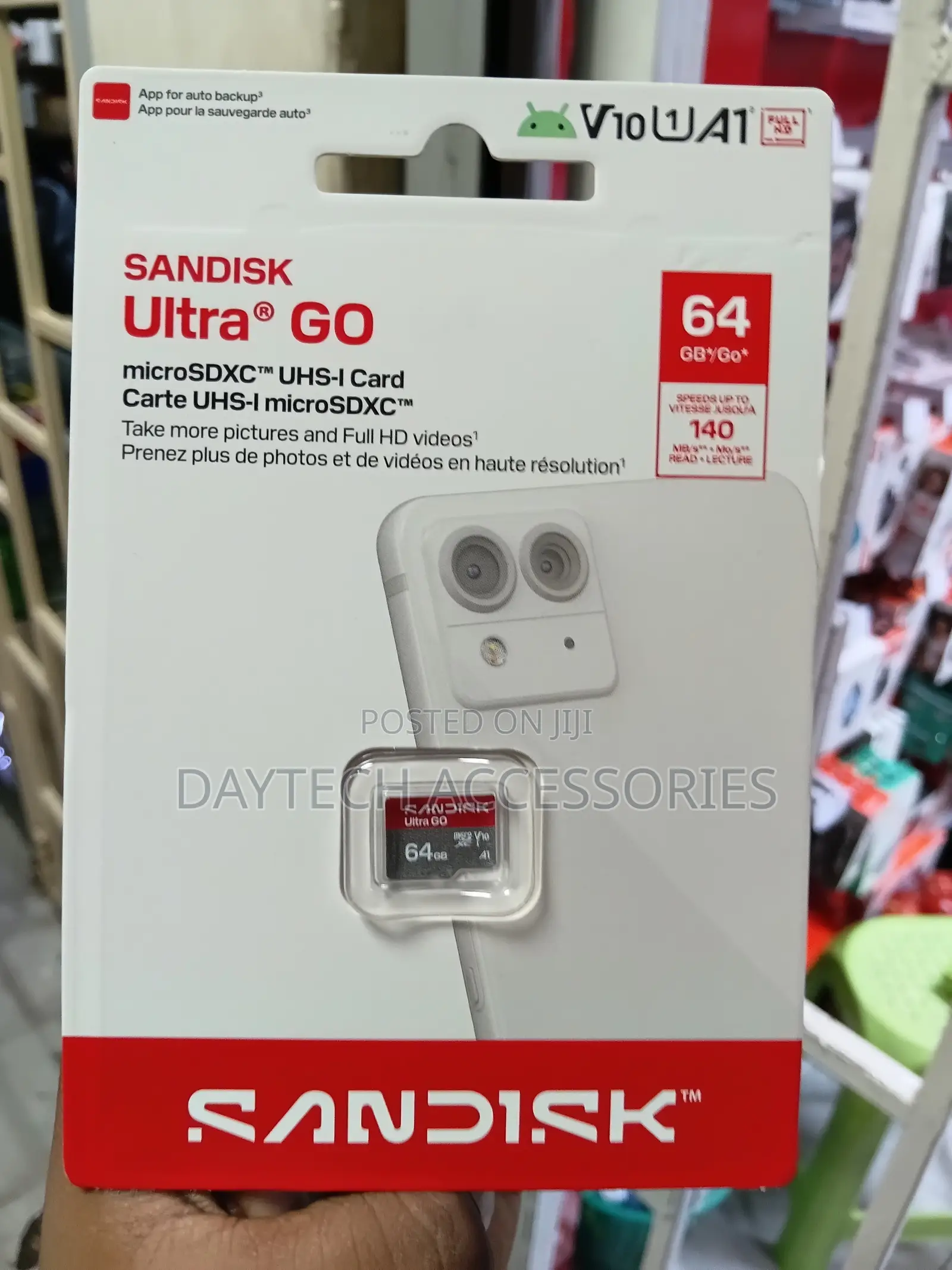 Sandisk Ultra Go Microsd Uhs-I Card 64gb.