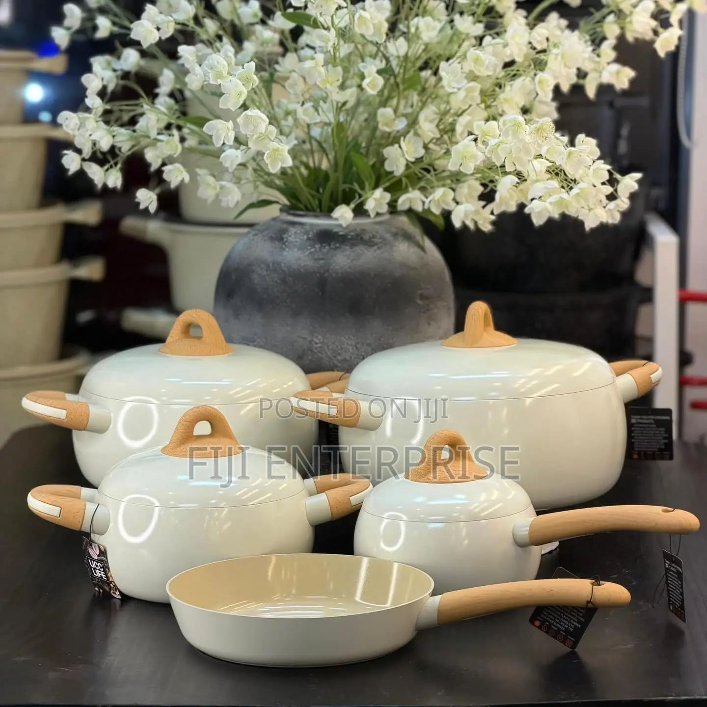 9-Piece Forged Aluminium Ceramic Coated Cookware Set – Pfoa Free