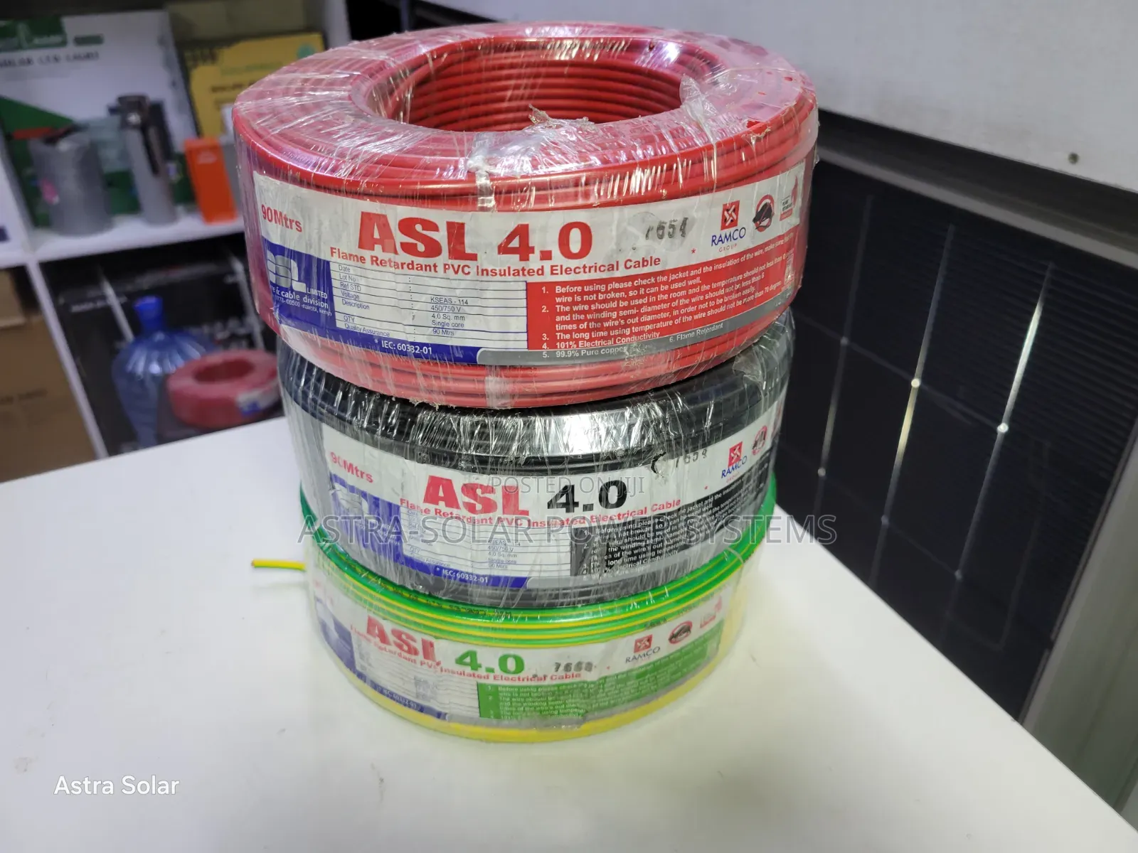 Asl 4.0mm Single Core Cable Roll