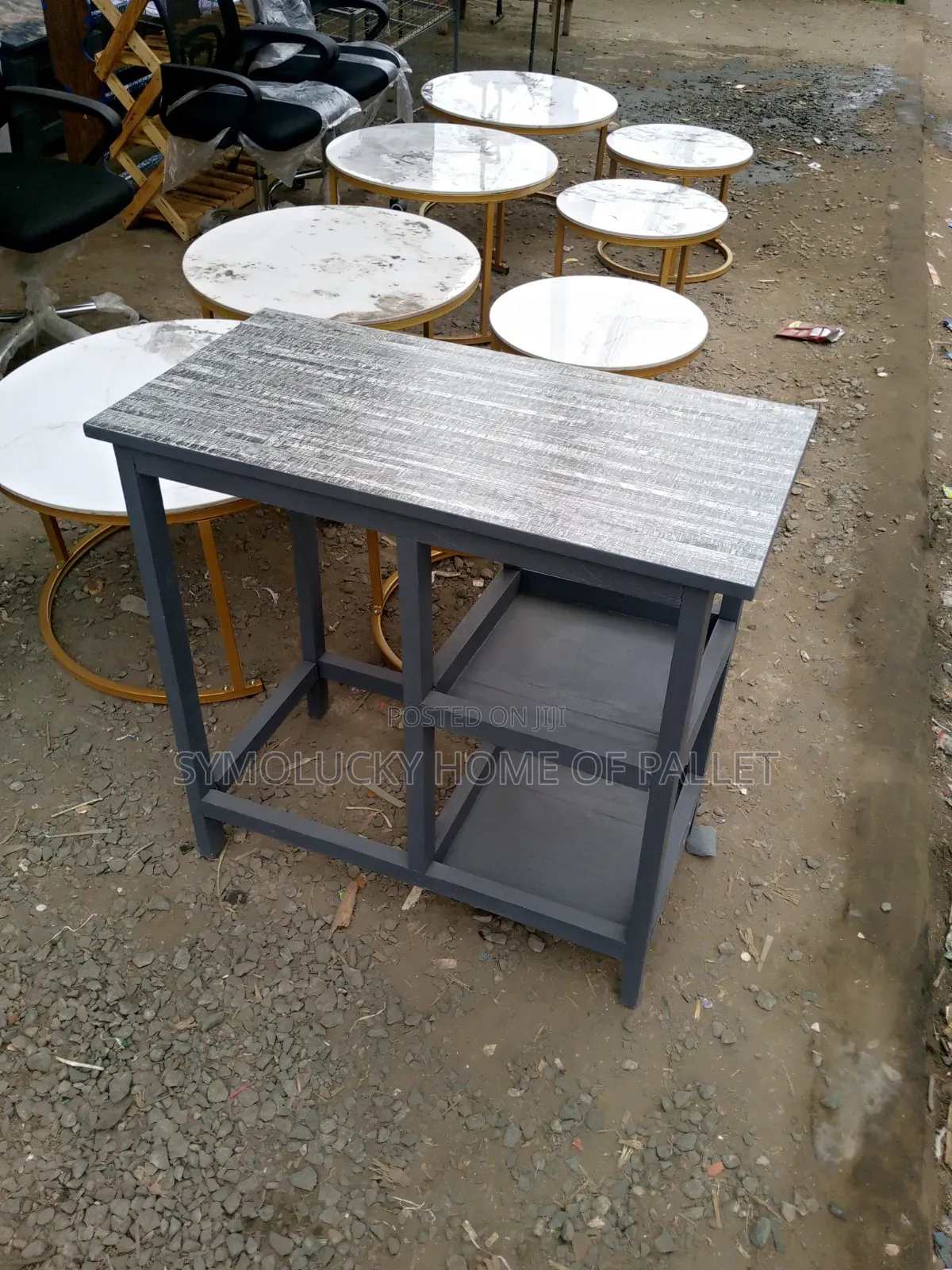 13 Kg Gas Kitchen Table Stand-Kitchen Table Grey