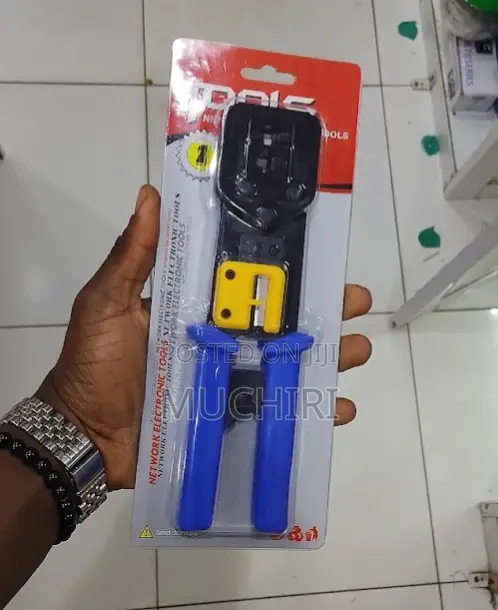 Network Rj45 Rj11 Rj12 Pass-through Crimp Tool