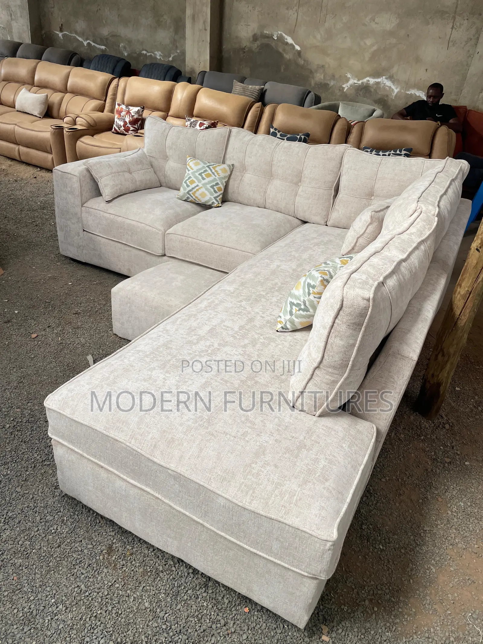 Riviera Curved 7 Seater L Sofa/L Sofa