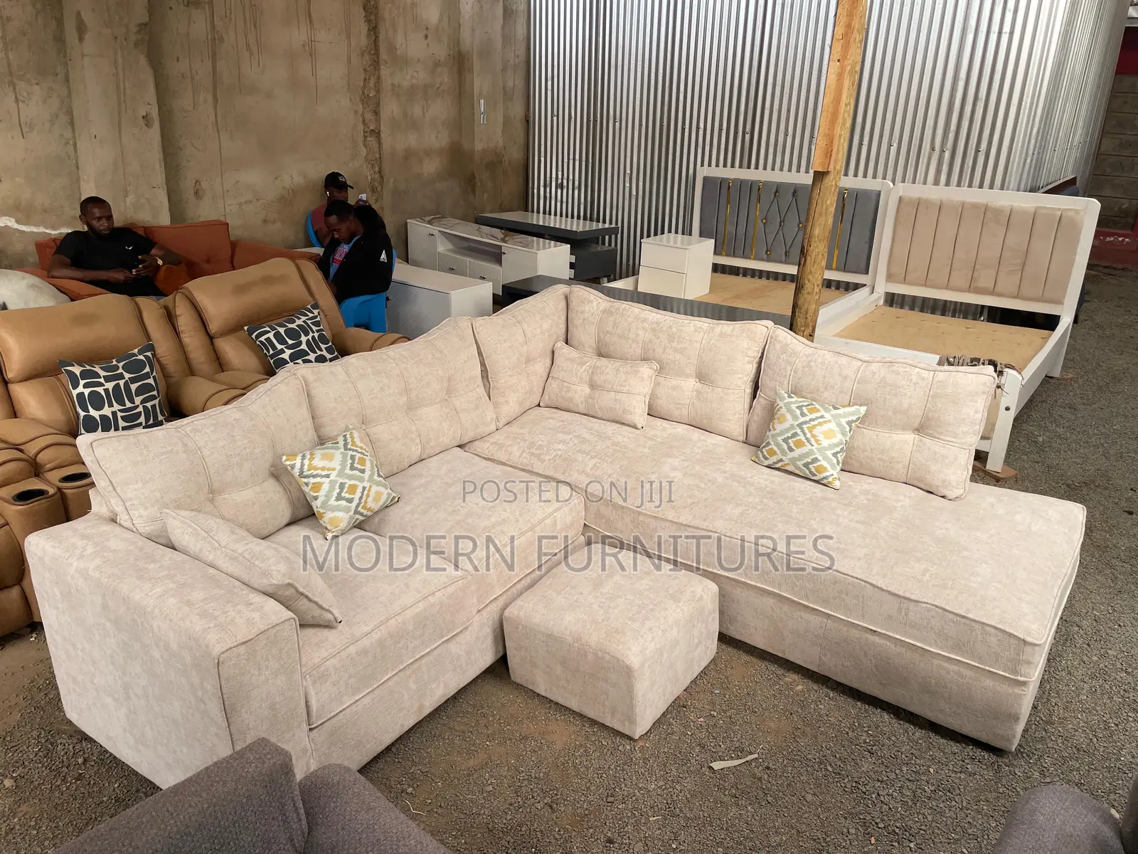 Riviera Curved 7 Seater L Sofa/L Sofa