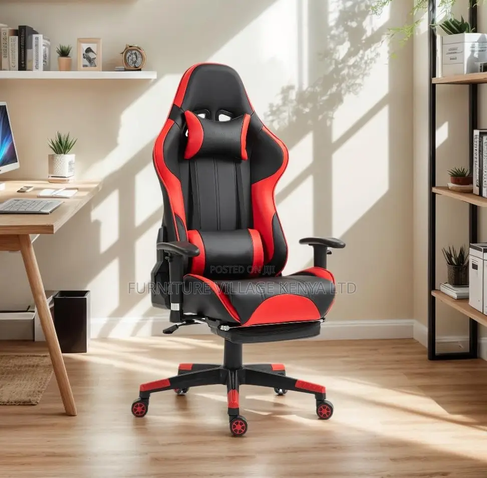 Ergonomic Executive Leather Gaming Seat