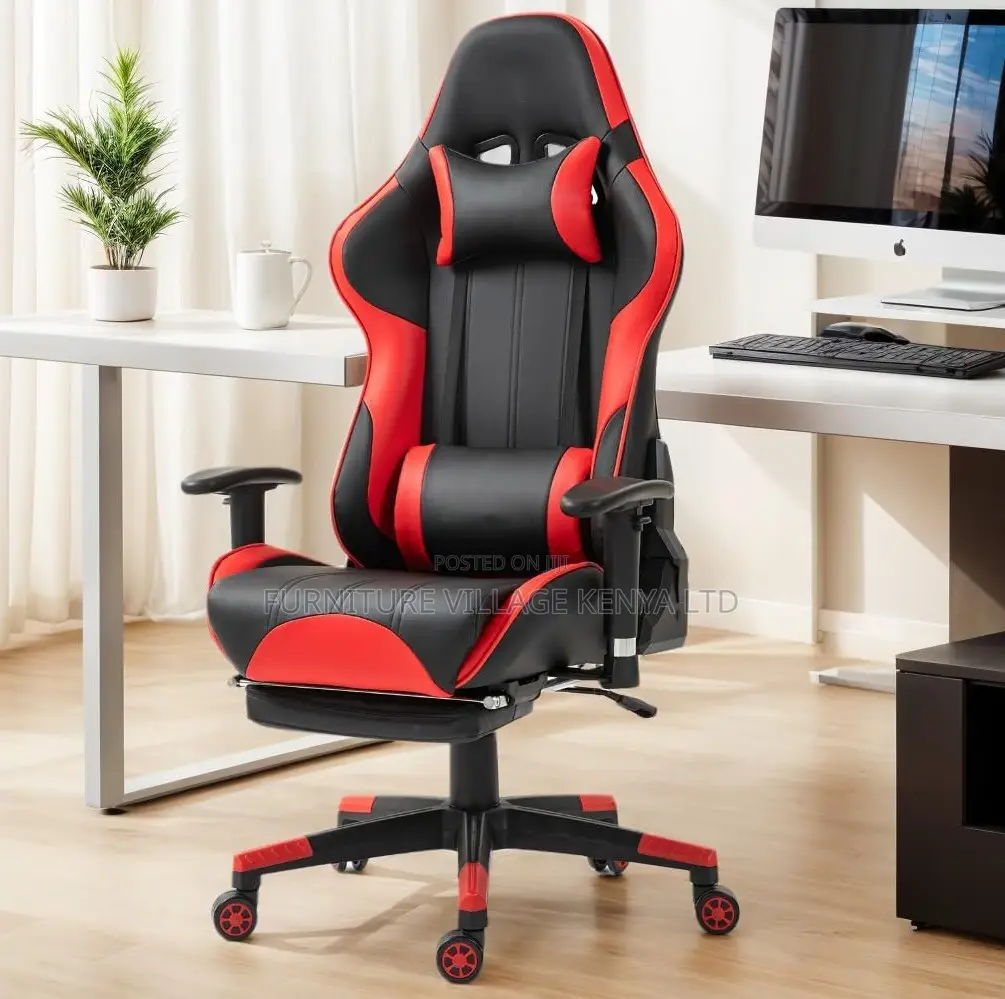 Ergonomic Executive Leather Gaming Seat