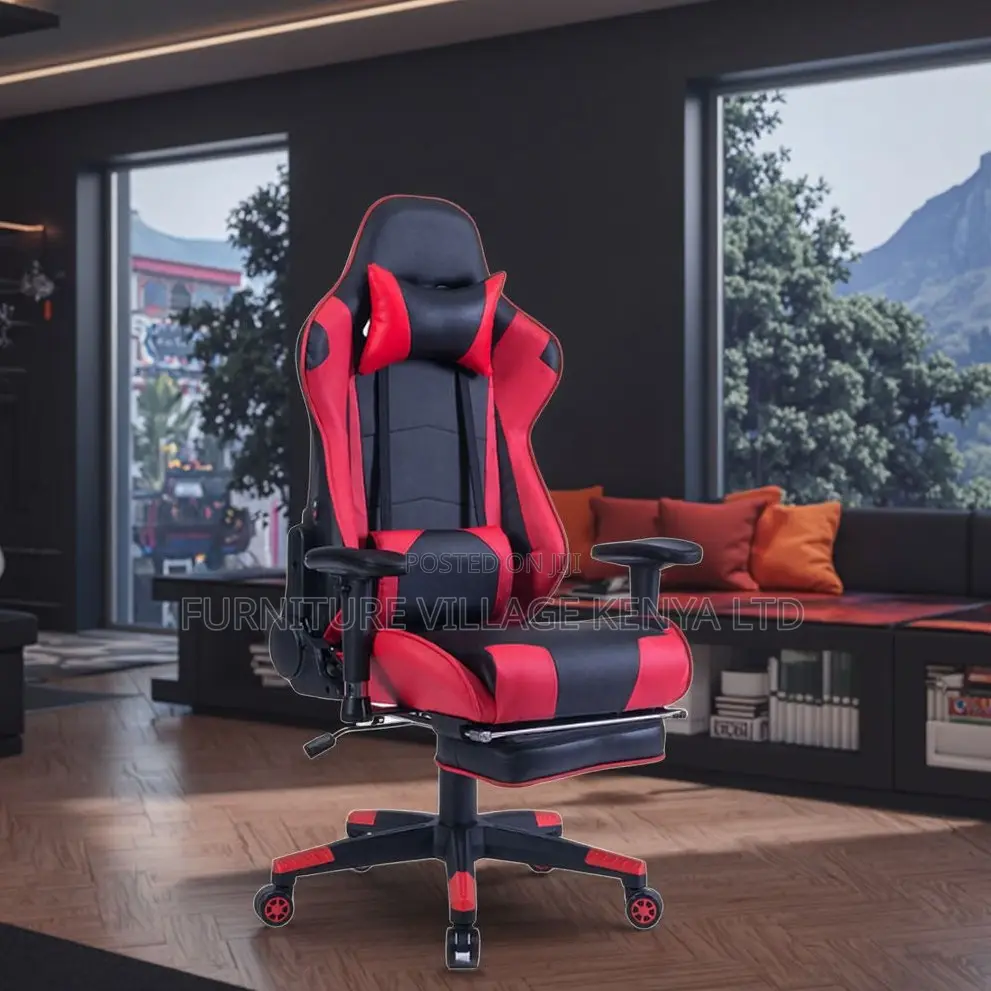 Ergonomic Executive Leather Gaming Seat