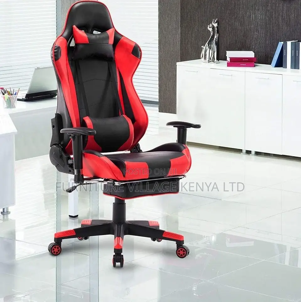 Ergonomic Executive Leather Gaming Seat