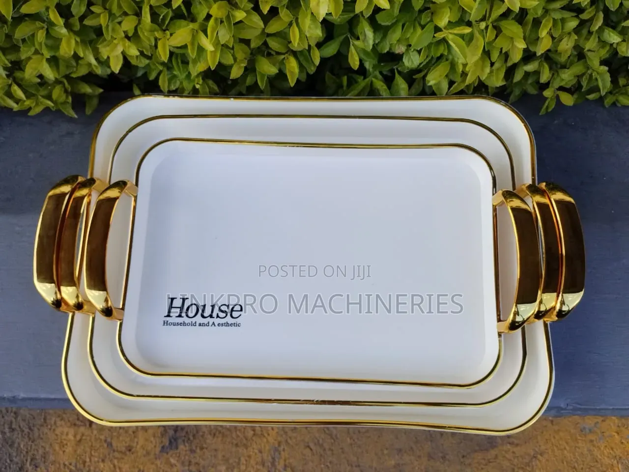 3- Pieces Acrylic Breakfast Trays