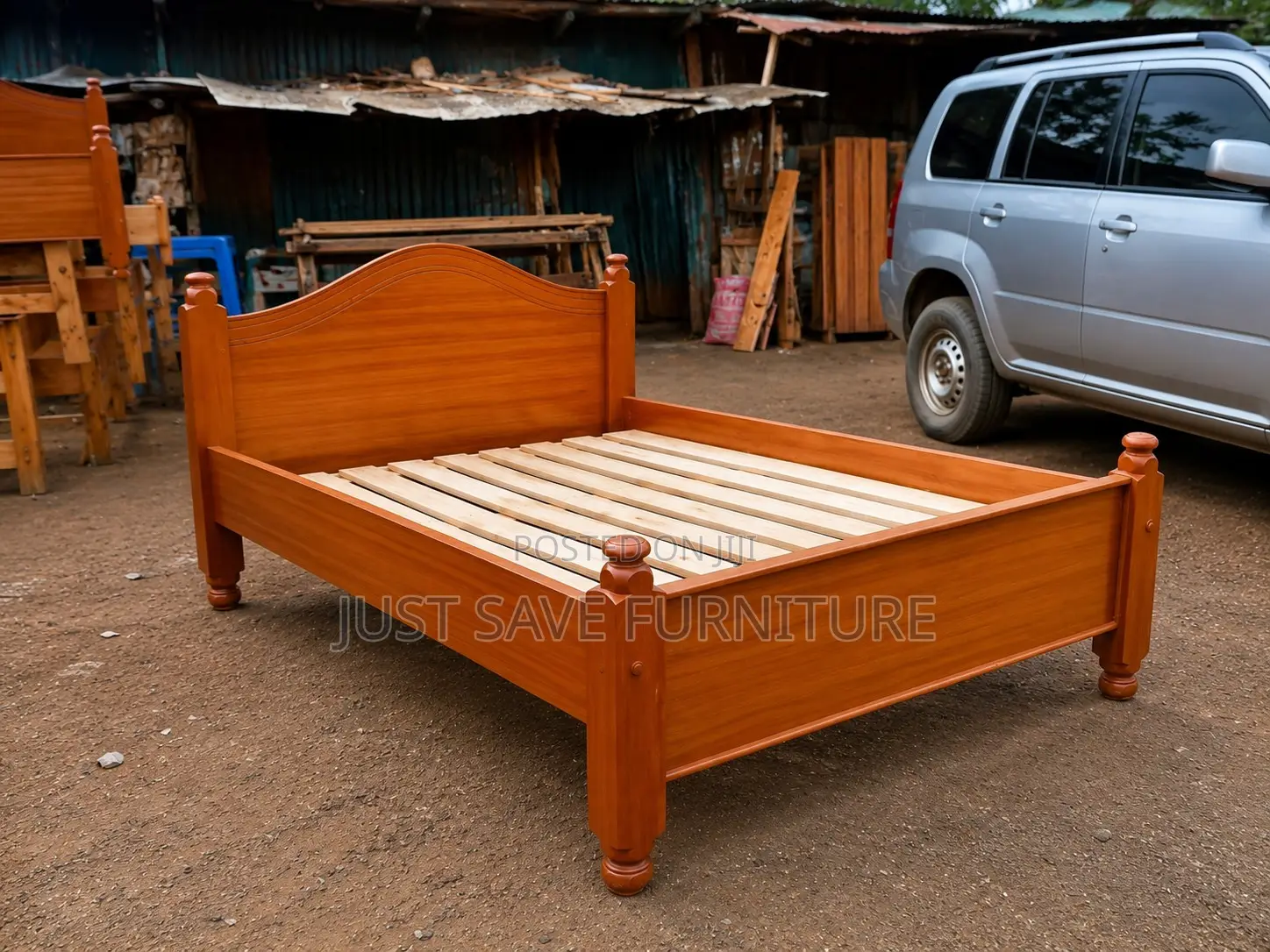 4x6 Strong Wooden Bed Frame – Durable, Elegant Affordable