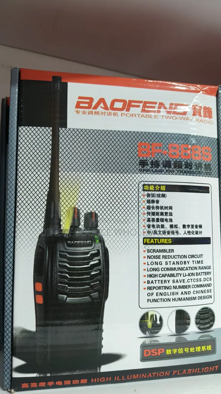 Baofeng Bf-888s Uhf 16-Channel Two-Way Radio