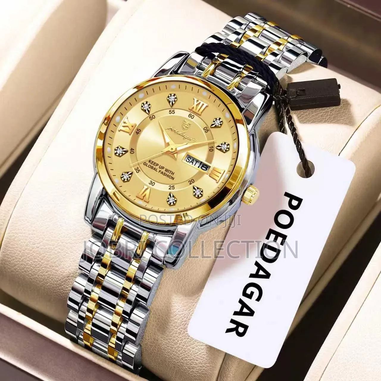 Gold Poedagar Ladies Wrist Watch