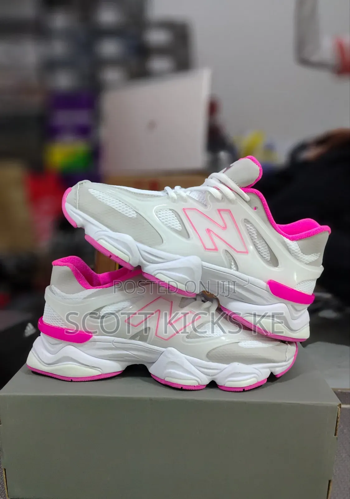 Newbalance 9060 White Vibrant Pink