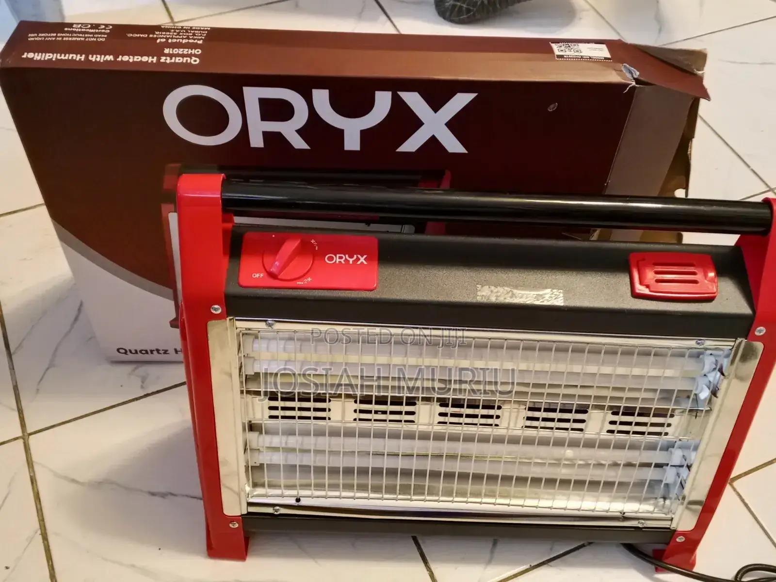 Oryx Quartz Heater With Humidifier