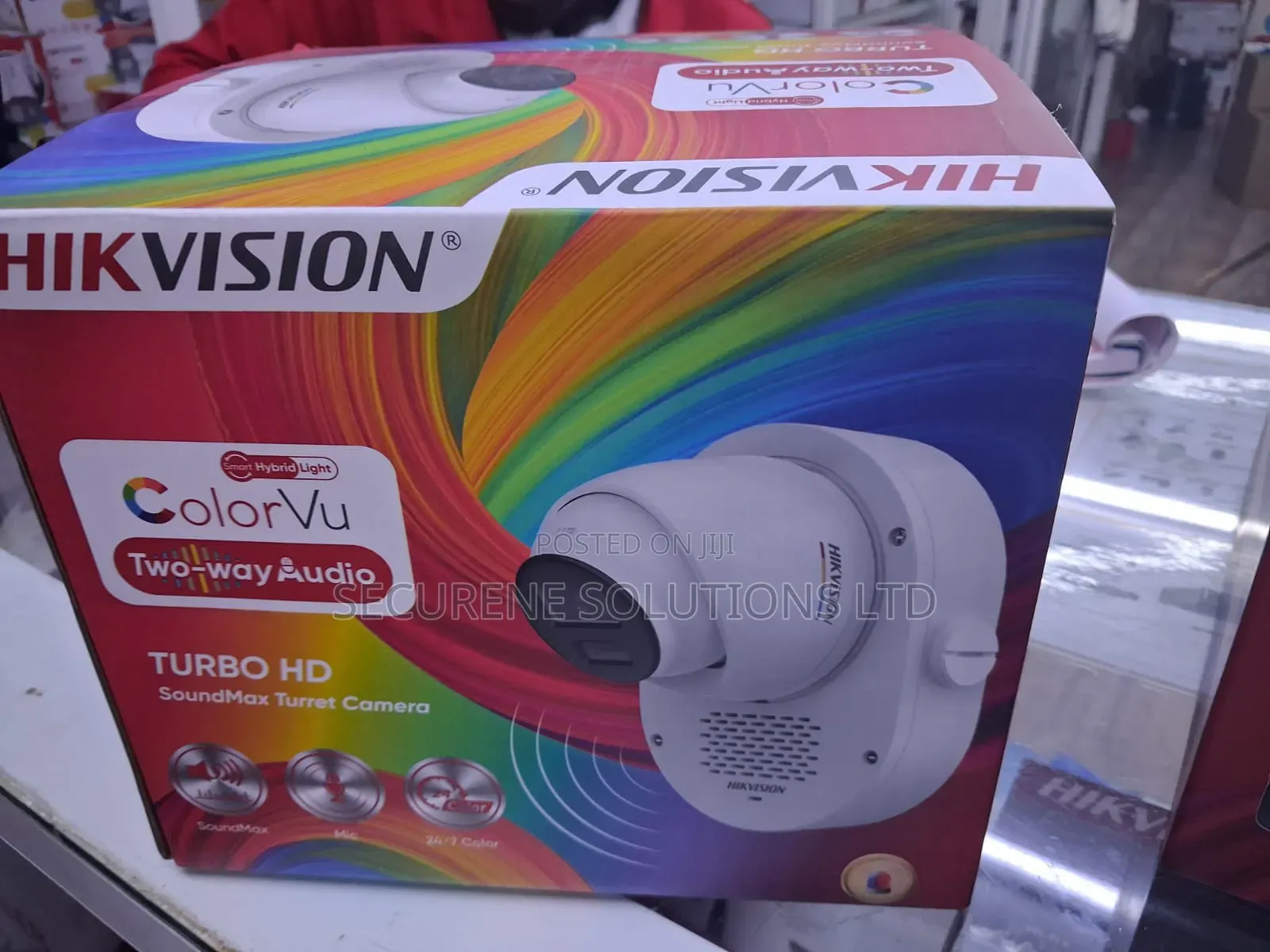 Hd Hik Dome 2mp Soundmax Two Way Audio Siren Fixed Turret Camera