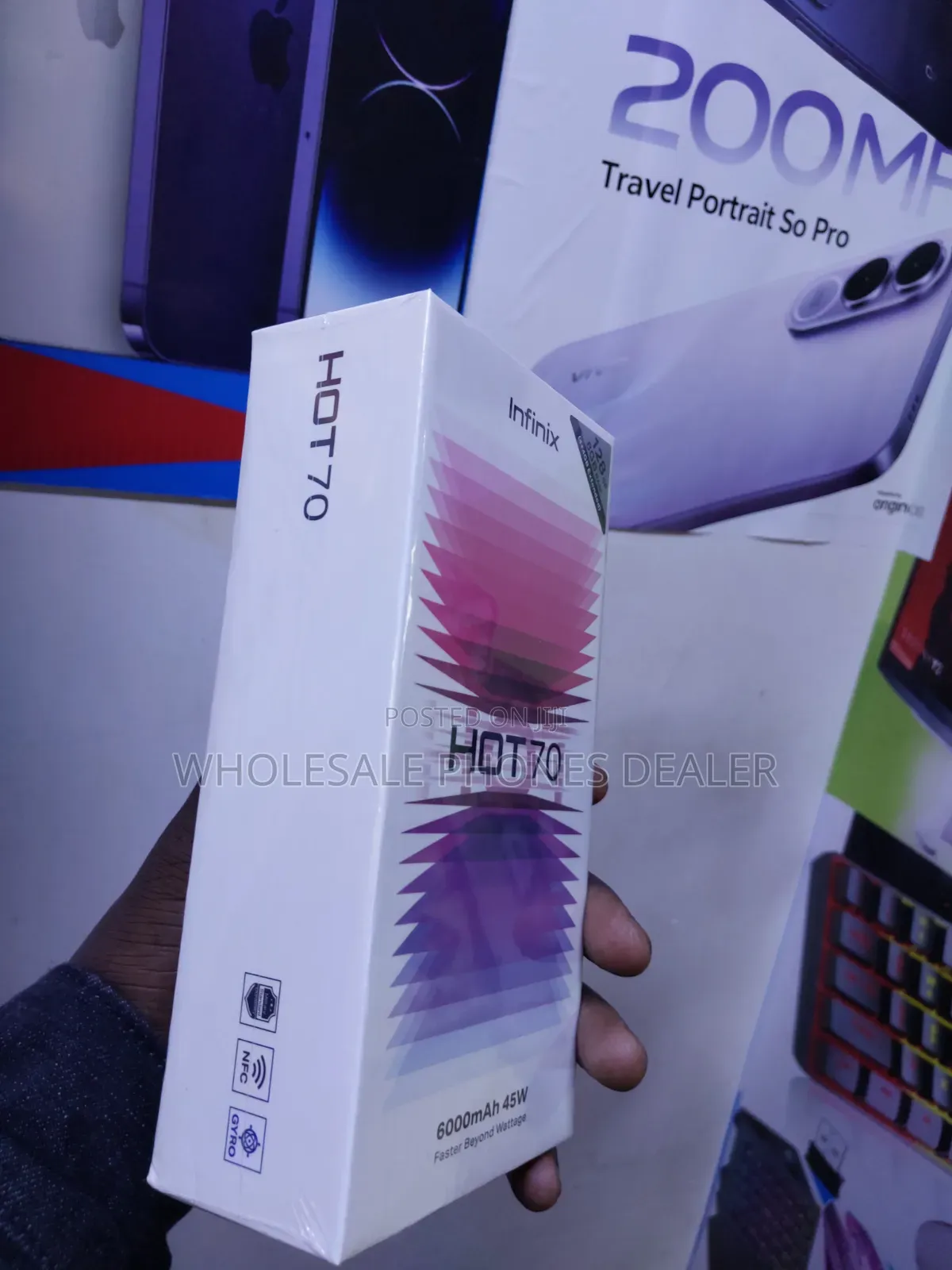 New Infinix Hot 70 128 GB Silver