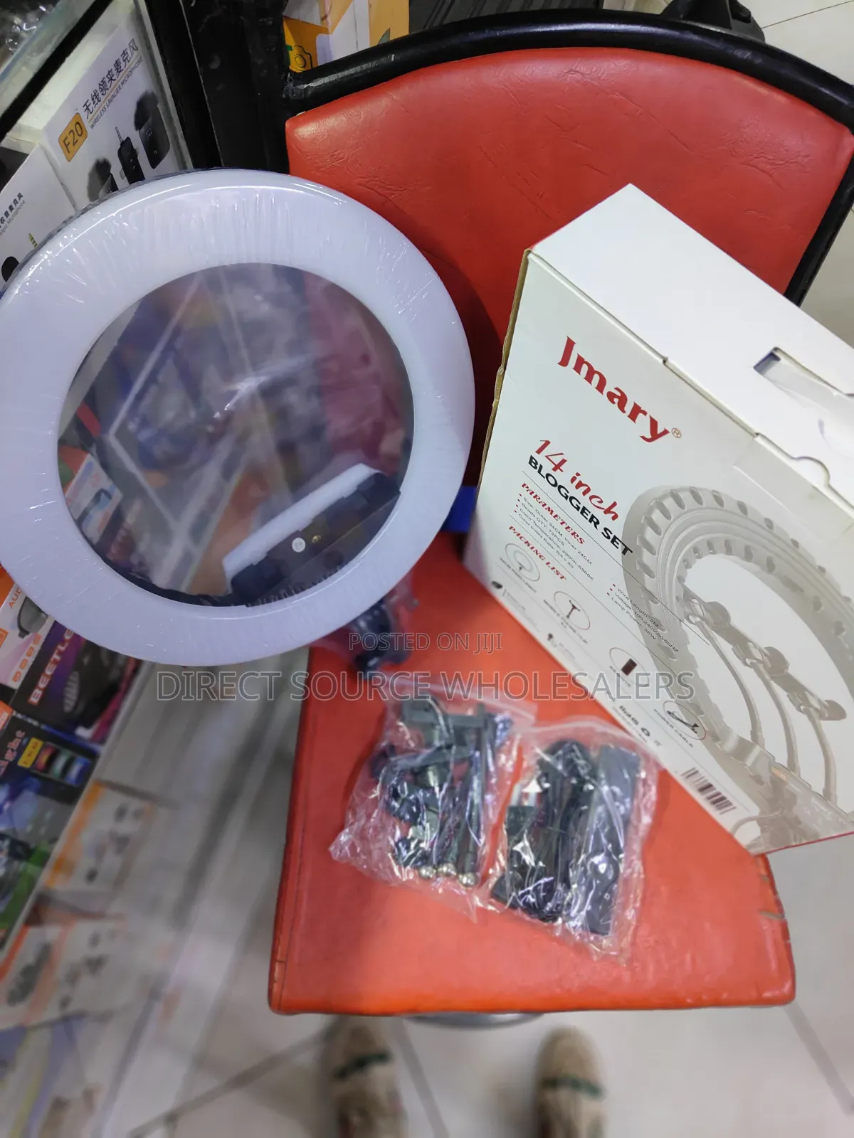 J Mary 14-inch Led Ring Light With Adjustable Tripod Stand