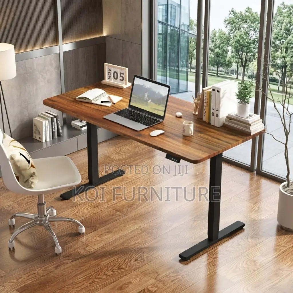 Office Desk; 1.2 Meters Electric Adjustable Computer Geezore Desk