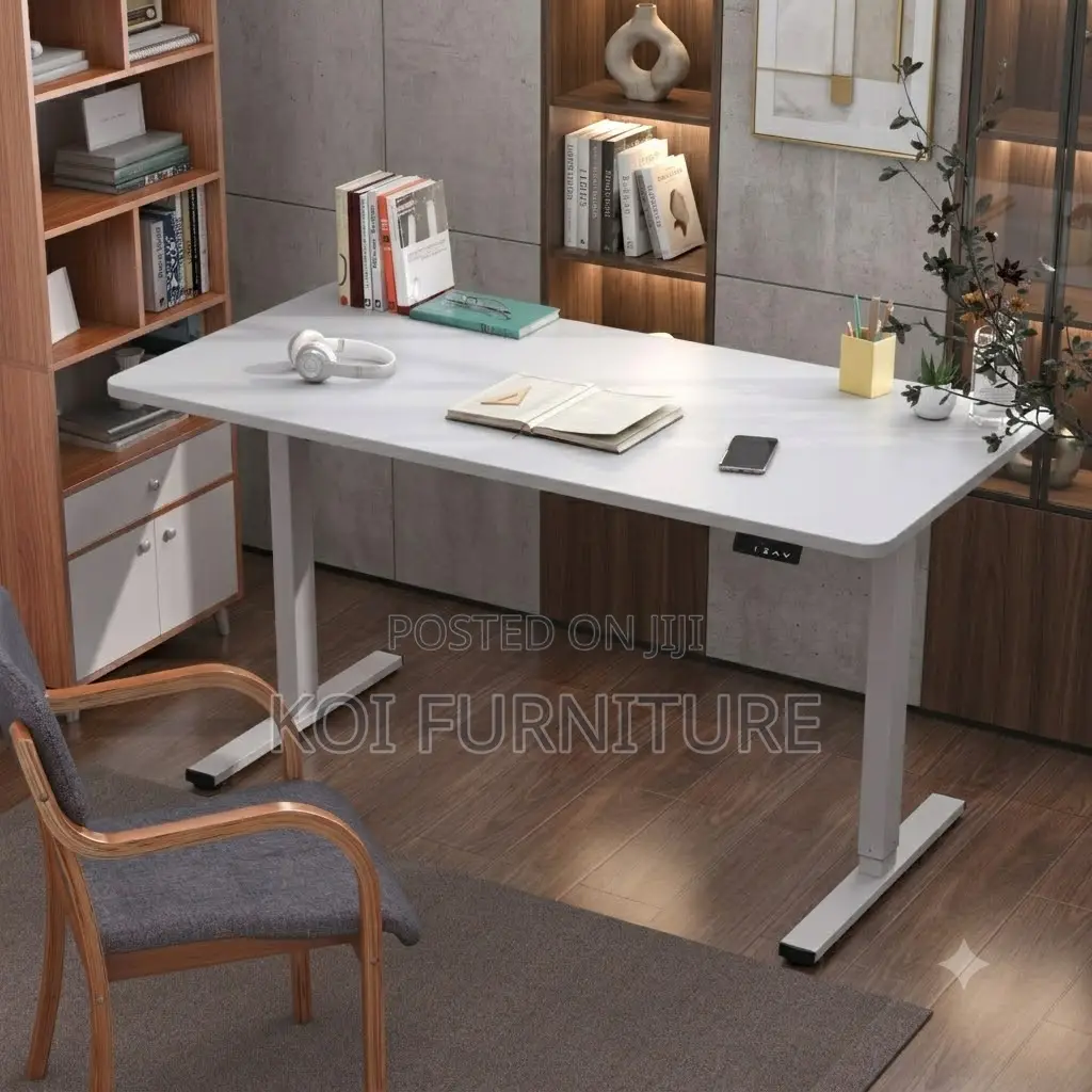 Office Desk; 1.2 Meters Electric Adjustable Computer Geezore Desk