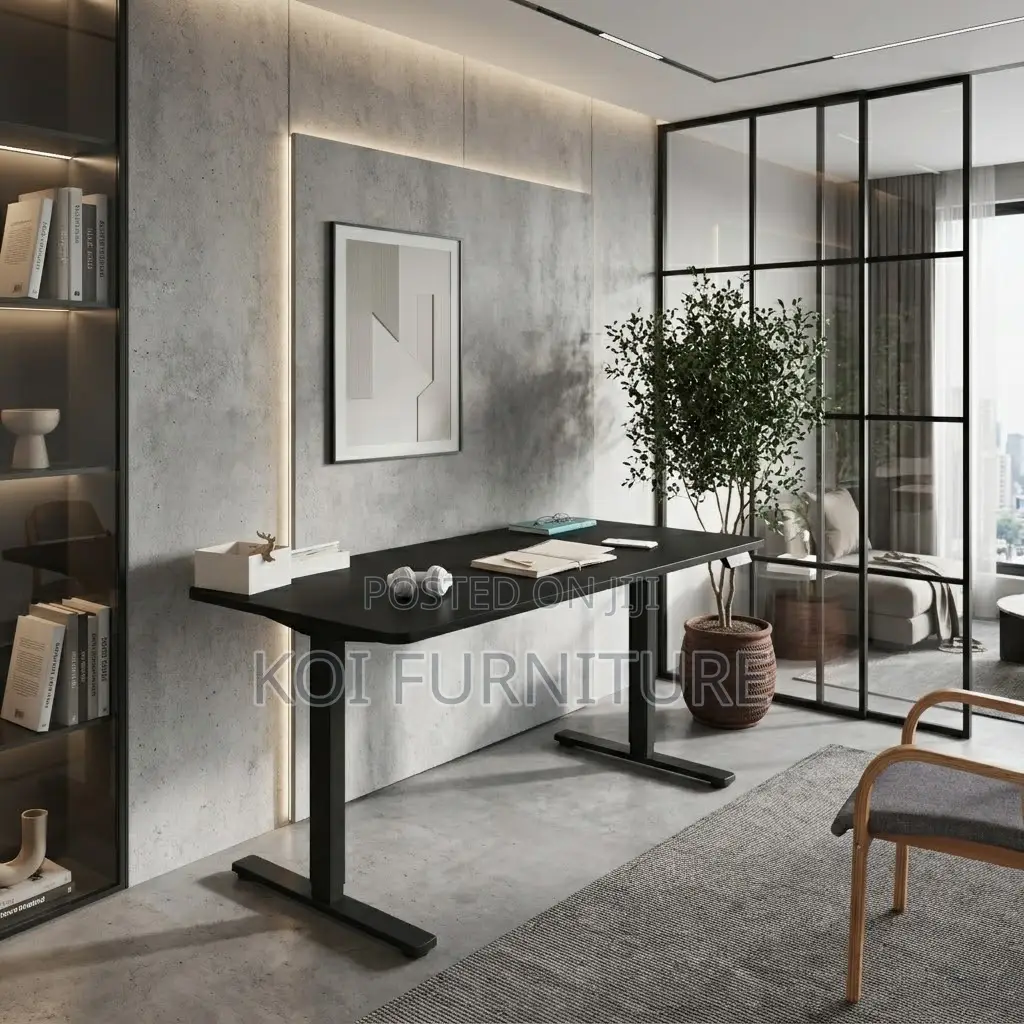 Office Desk; 1.2 Meters Electric Adjustable Computer Geezore Desk