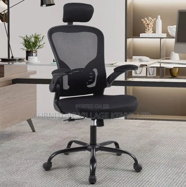 Modern Black Orthopedic Seat With Flipping Hands