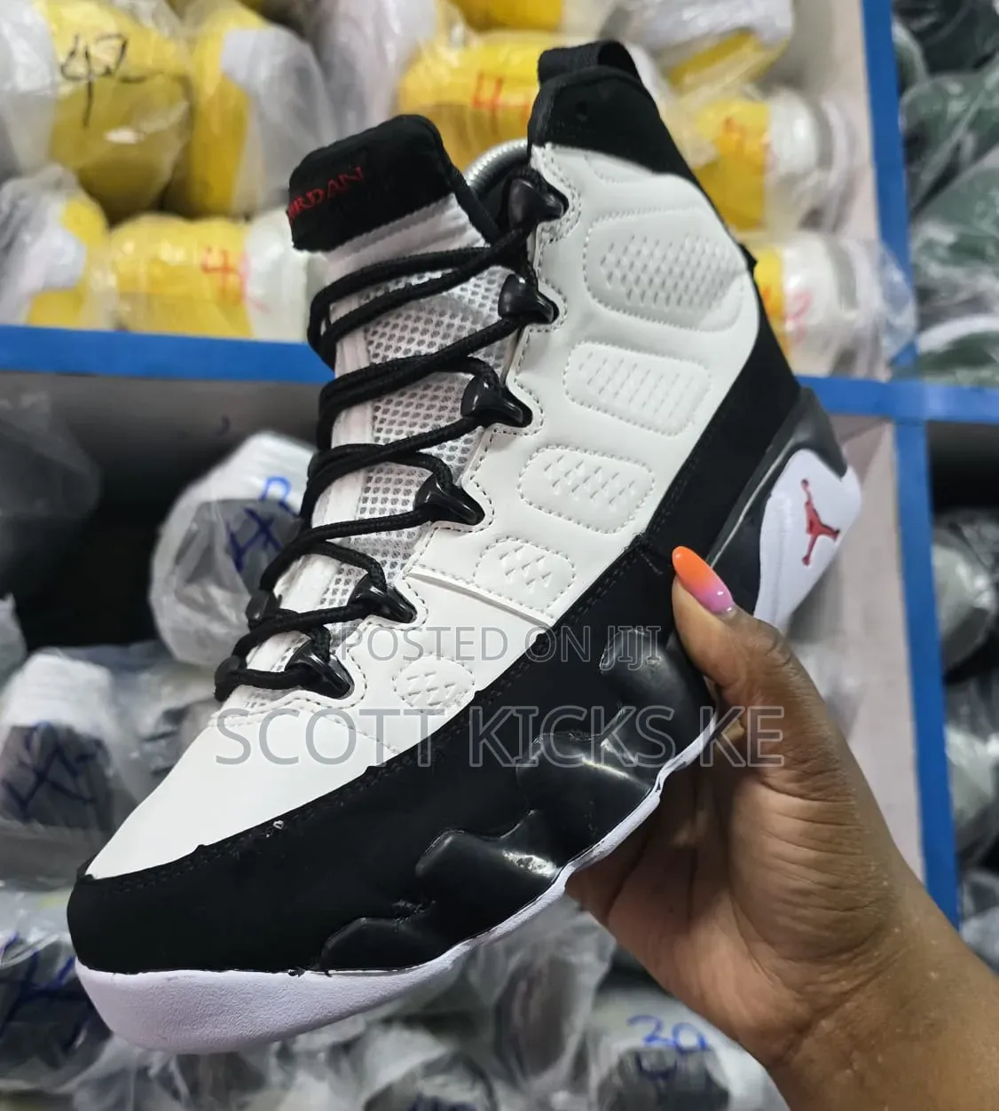 Air Jordan 9 Retro Og 'White Black
