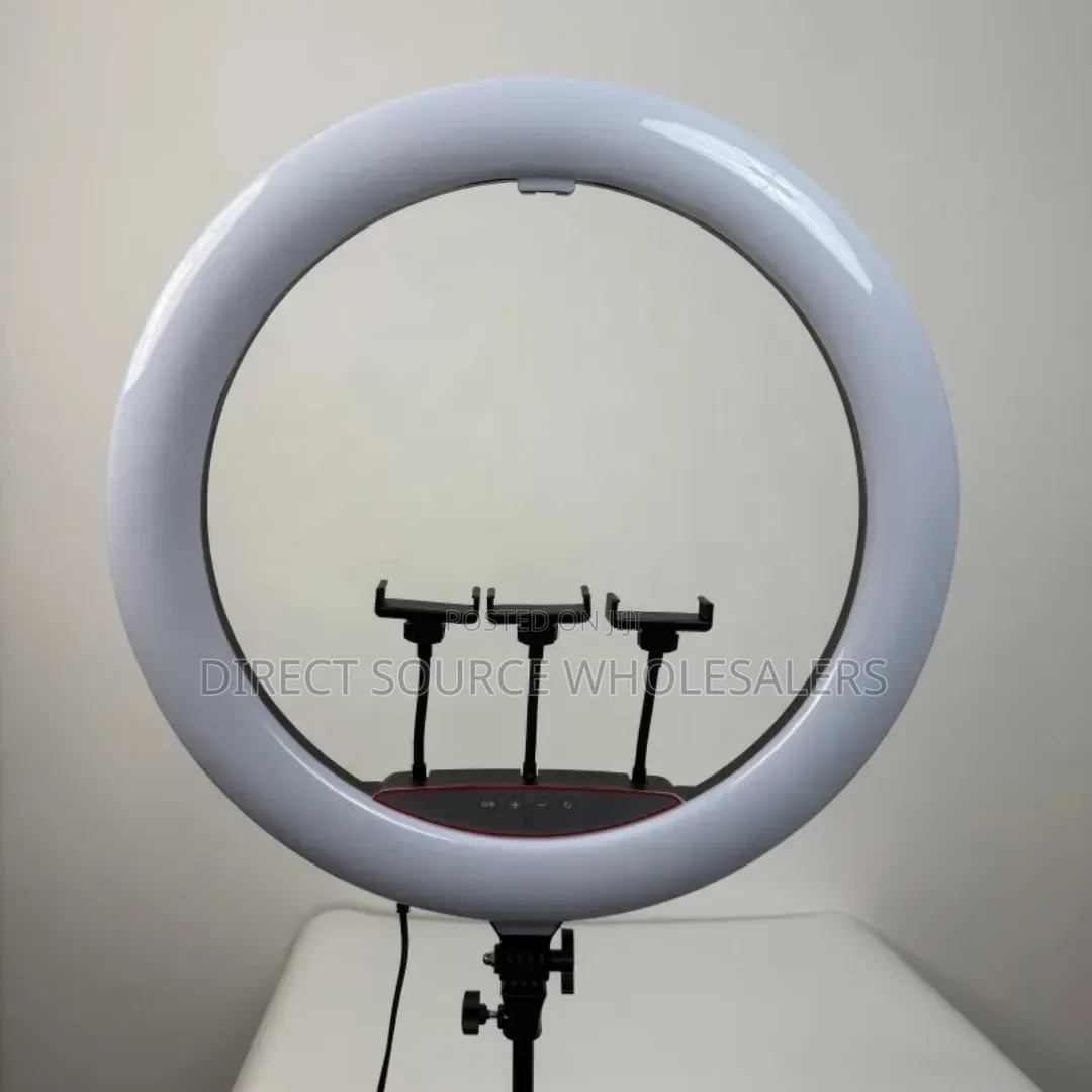 Professional 18" Ring Light With Tripod Phone Holder