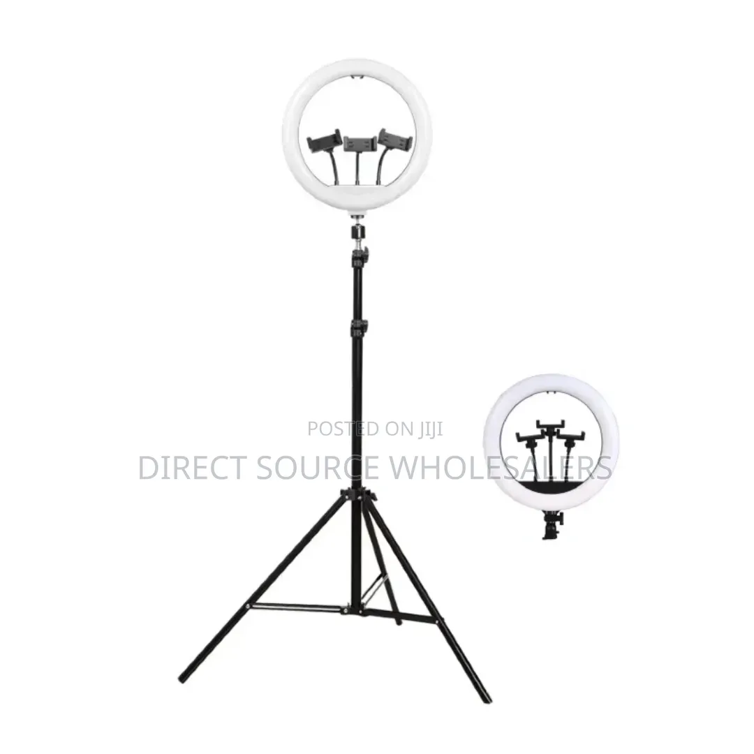Professional Selfie Ring Light 18" With Adjustable Tripod