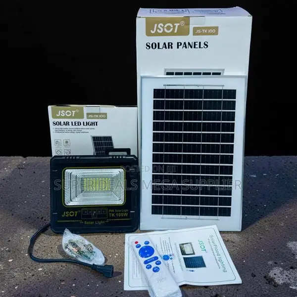 Quality Ensured 100w Watts Outdoor Security Led Solar Flood Light