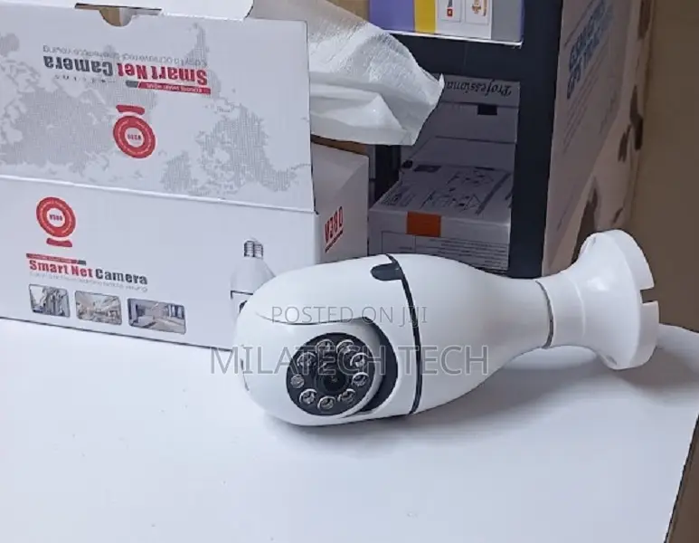 Lens E27 Bulb PTZ Camera – Ai Motion Detection Color Night Vision