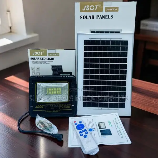 High Brightness 100w Watts Outdoor Security Led Solar Flood Light