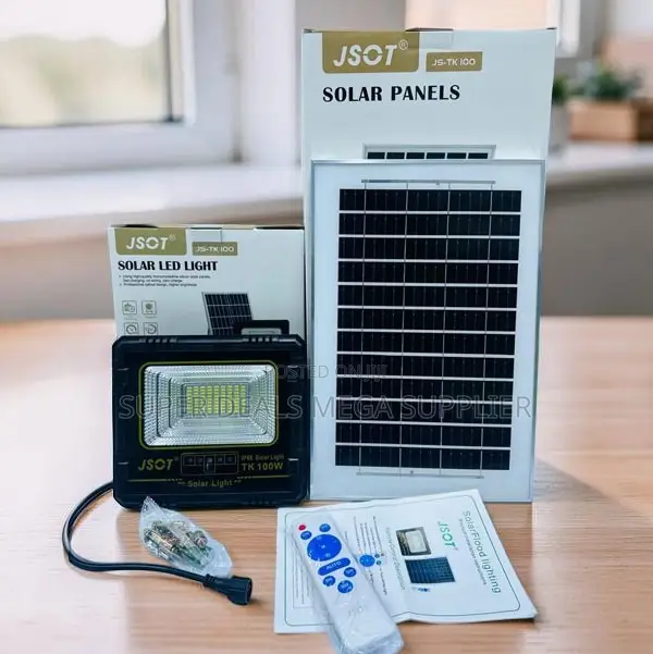 Automatic 100w Watts Outdoor Security Led Solar Flood Light