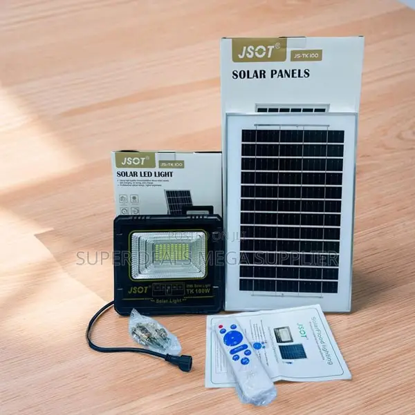 Easy Installation 100w Watts Outdoor Security Led Solar Flood Light