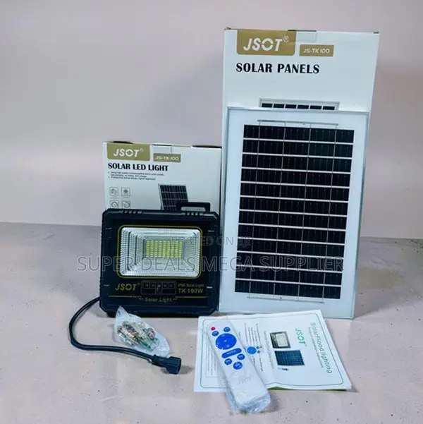 Rustproof 100w Watts Outdoor Security Led Solar Flood Light