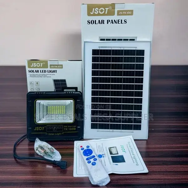High Power 100w Watts Outdoor Security Led Solar Flood Light