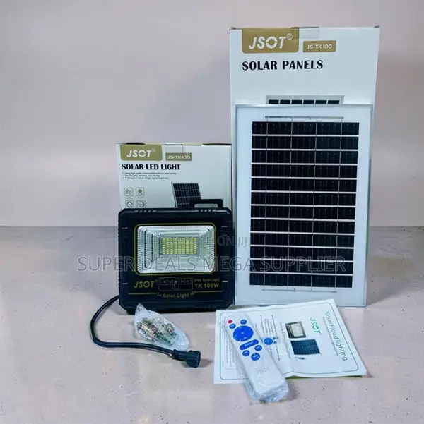 Advanced 100w Watts Outdoor Security Led Solar Flood Light