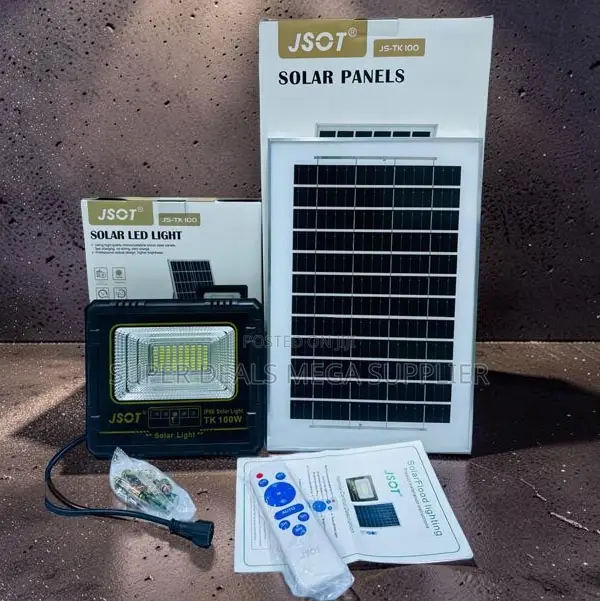 Efficient 100w Watts Outdoor Security Led Solar Flood Light