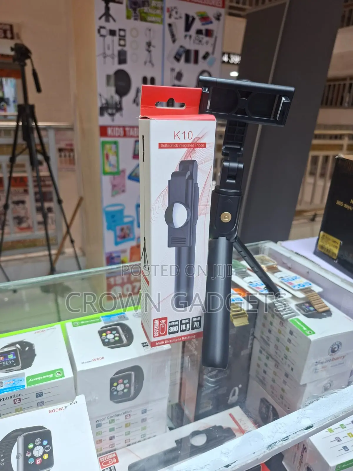 Wireless Selfie Stick for iPhone Android Smartphones